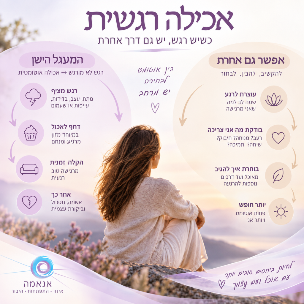 אכילה רגשית טיפול ותסמינים אכילה רגשית טיפול ותסמינים