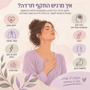 תסמינים של התקף חרדה