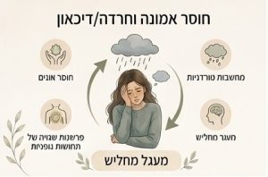 הקשר בין חוסר אמונה עצמית לחרדה ודיכאון