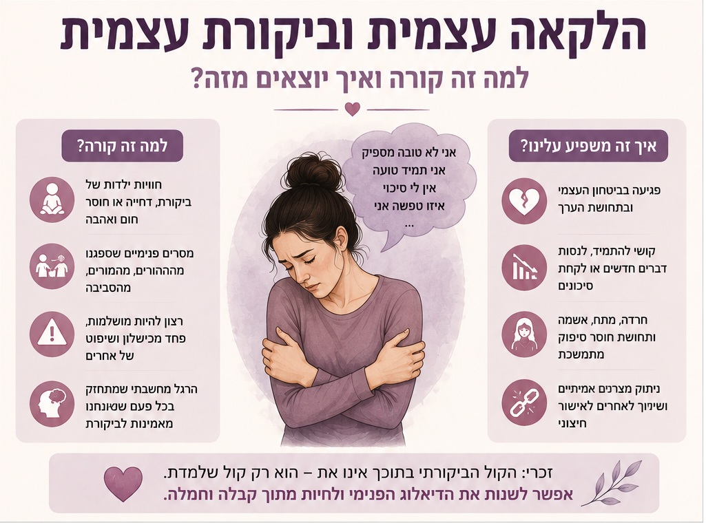 הלקאה עצמית וביקורת עצמית