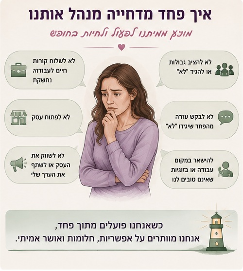 איך פחד מדחייה מנהל אותנו איך פחד מדחייה מנהל אותנו