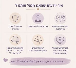 איך יודעים שהאגו מנהל אותנו
