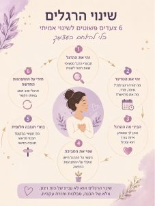 שינוי הרגלים 6 צעדים שיעזרו לשנות הרגל רע