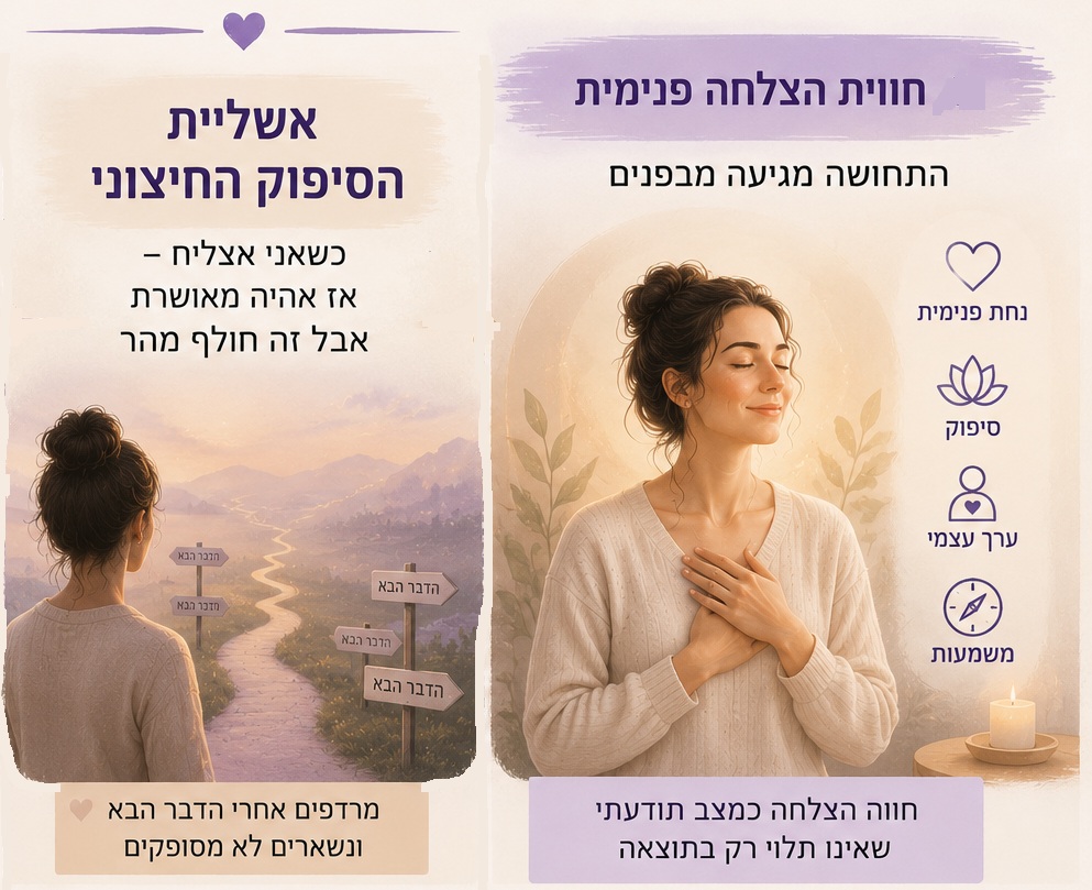 חווית הצלחה פנימית חווית הצלחה פנימית