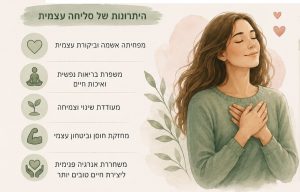 כוחה של סליחה עצמית והיתרונות שלה