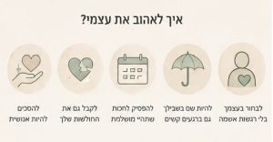 איך לאהוב את עצמי